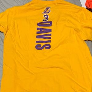 Men's 2020 Anthony Davis Lakers T Shirt Size L